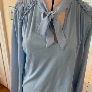 Loft blue blouse